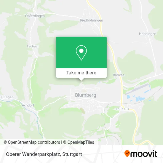 Oberer Wanderparkplatz map