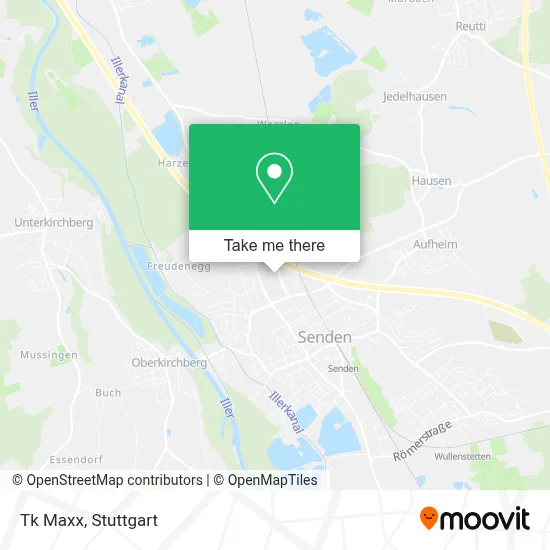 Tk Maxx map