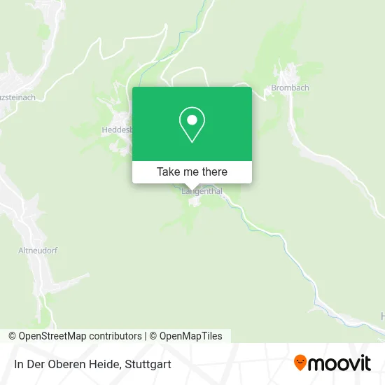 In Der Oberen Heide map