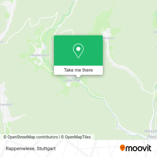 Rappenwiese map