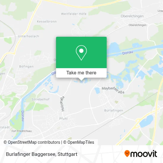 Burlafinger Baggersee map