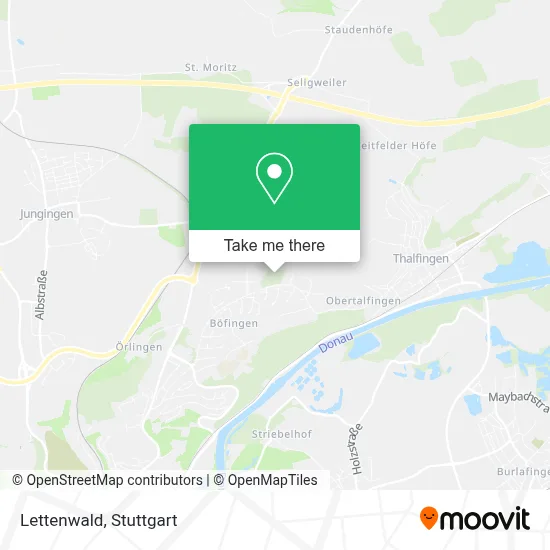 Lettenwald map