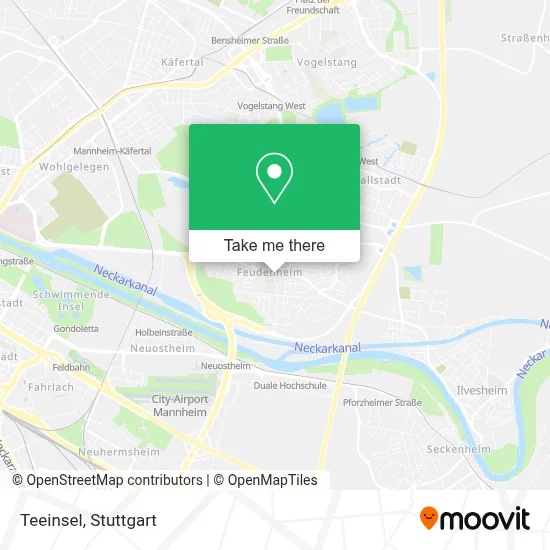 Teeinsel map