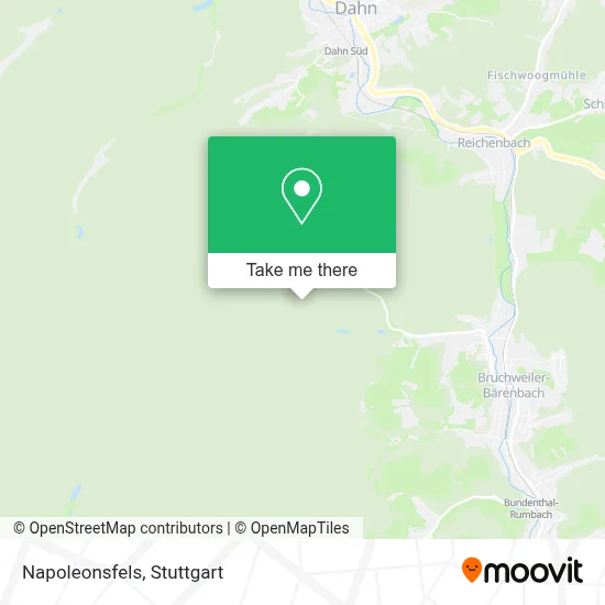 Napoleonsfels map