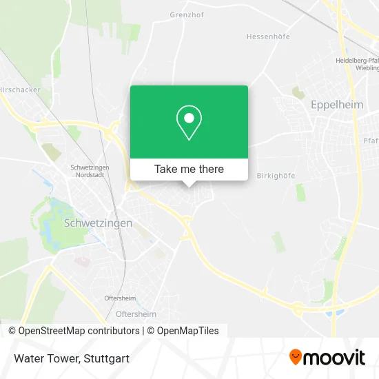 Wasserturm map