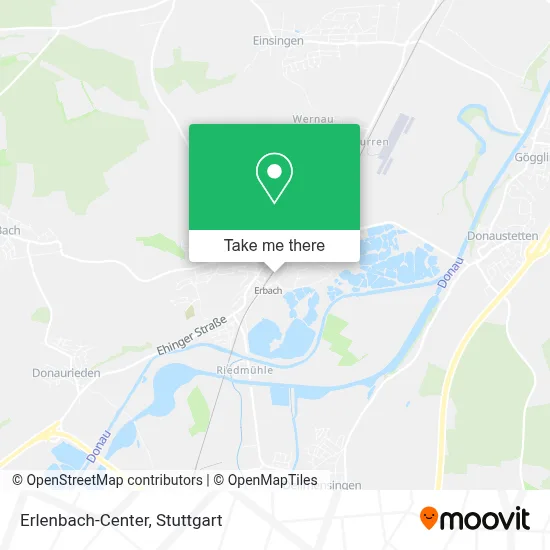 Erlenbach-Center map