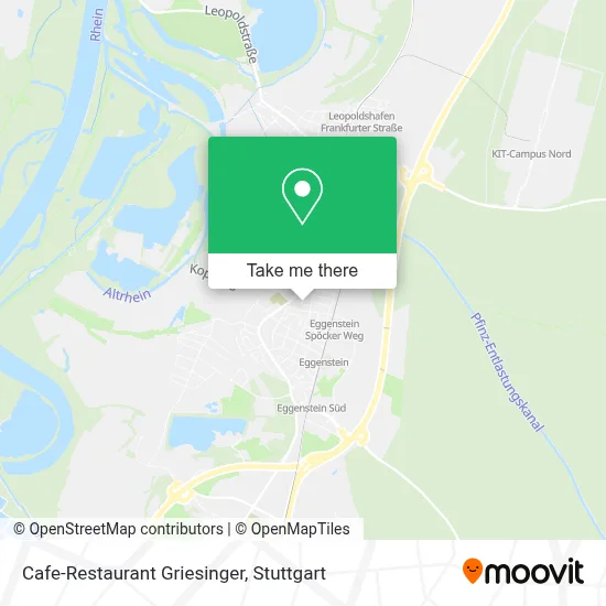 Cafe-Restaurant Griesinger map