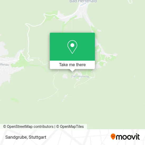 Sandgrube map