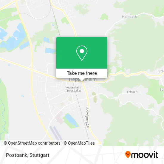 Postbank map
