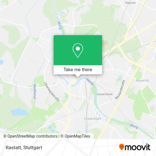 Rastatt map