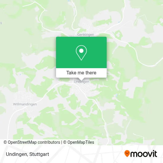 Undingen map