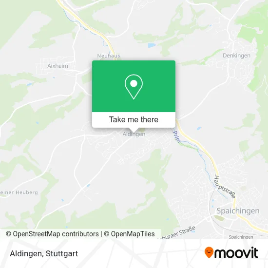 Aldingen map
