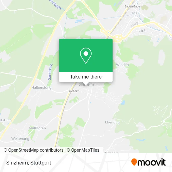 Sinzheim map