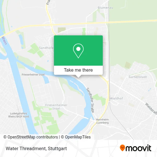 Water Threadment map