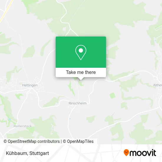 Kühbaum map