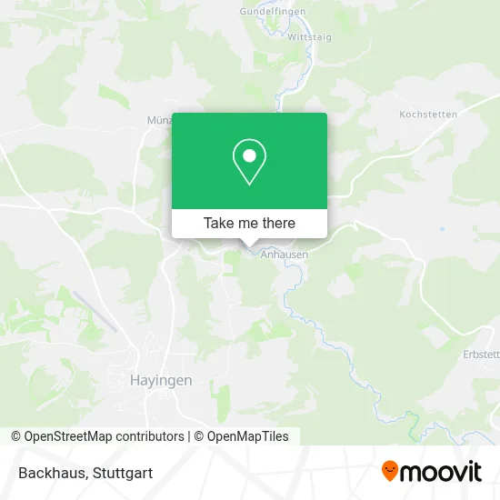 Backhaus map