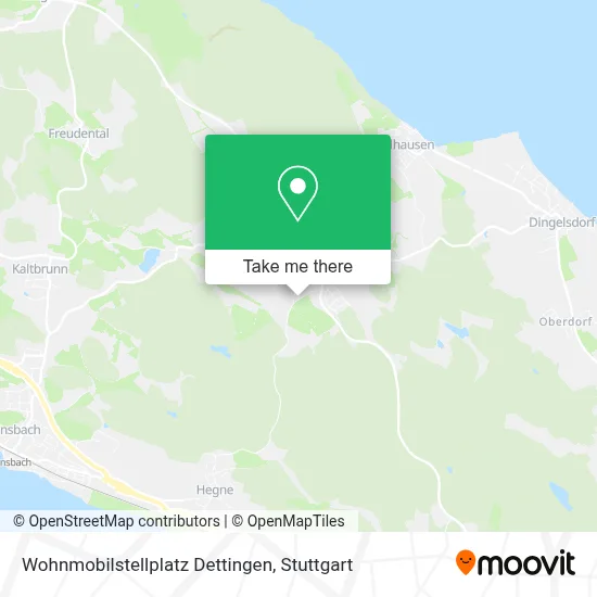 Wohnmobilstellplatz Dettingen map