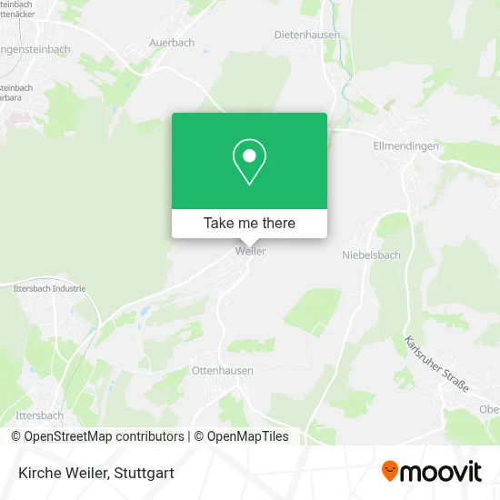 Kirche Weiler map