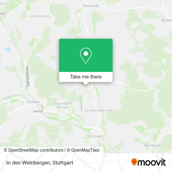 In den Weinbergen map