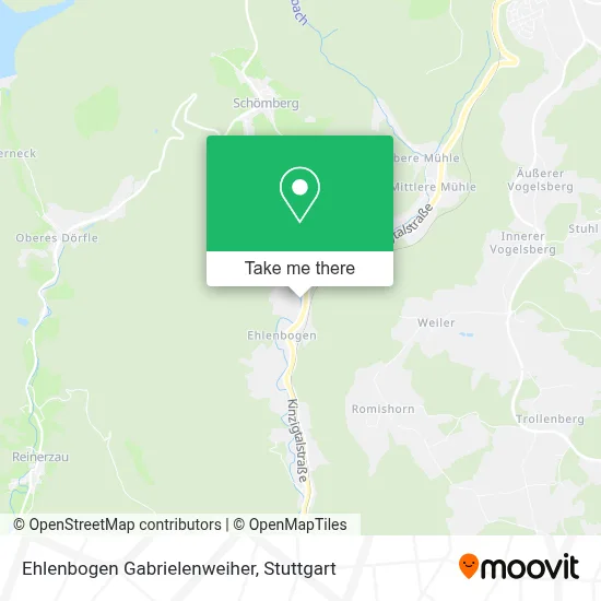 Ehlenbogen Gabrielenweiher map