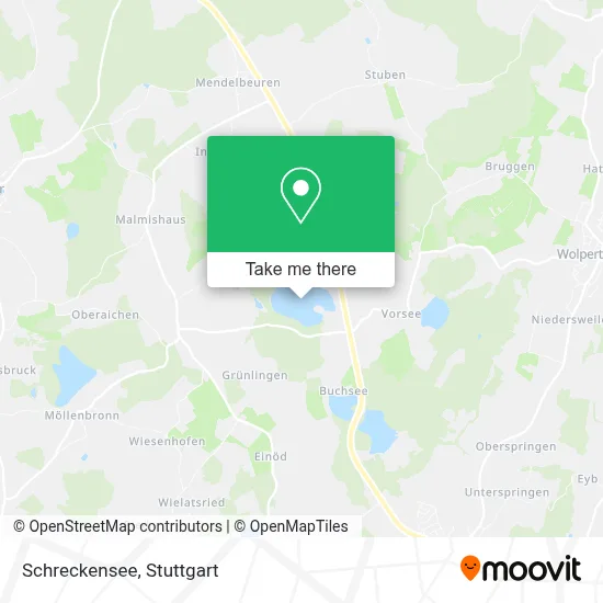 Schreckensee map