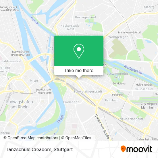 Tanzschule Creadom map