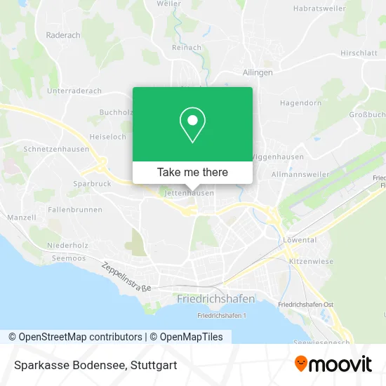 Sparkasse Bodensee map