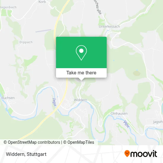 Widdern map