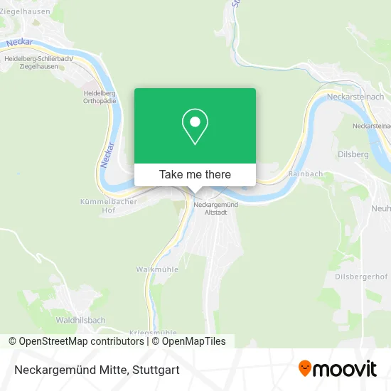 Neckargemünd Mitte map