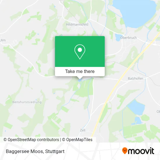 Baggersee Moos map