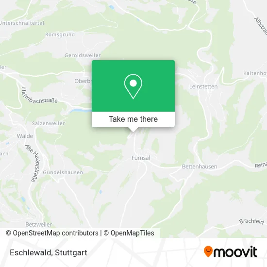 Eschlewald map
