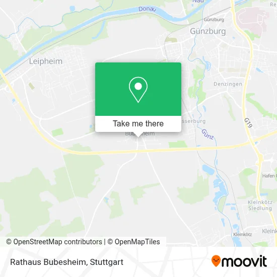 Rathaus Bubesheim map