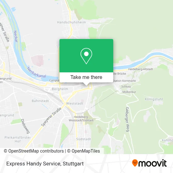 Express Handy Service map