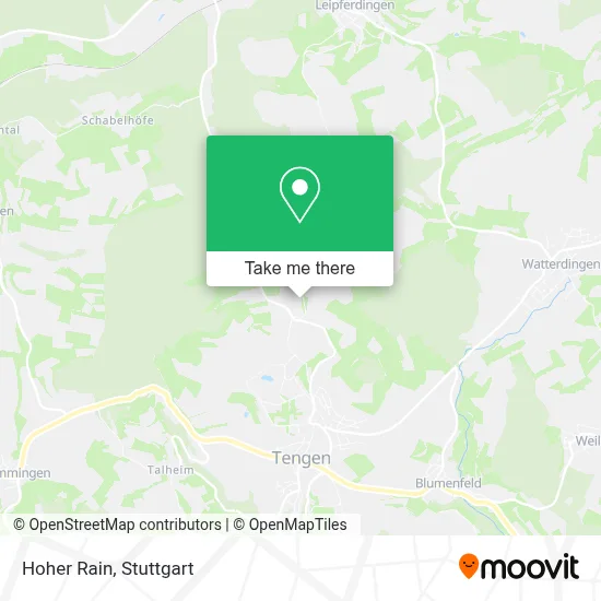 Hoher Rain map