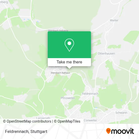 Feldrennach map
