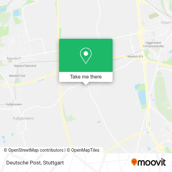 Deutsche Post map