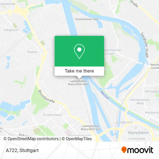 A722 map