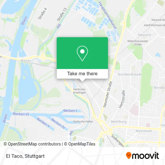El Taco map