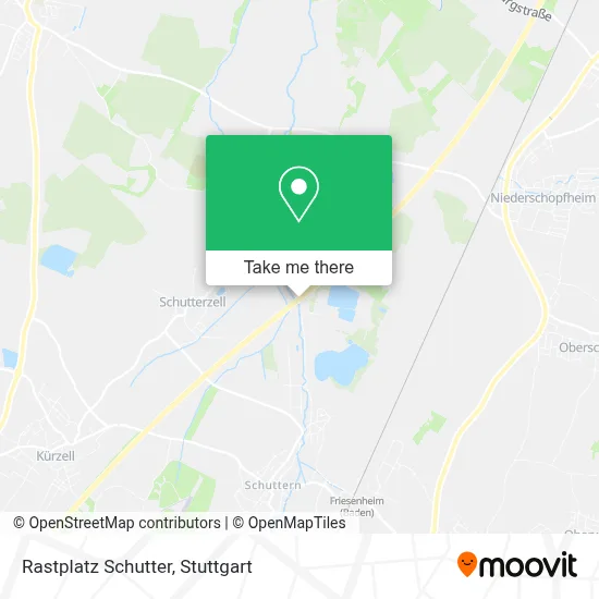 Rastplatz Schutter map