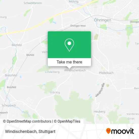 Windischenbach map