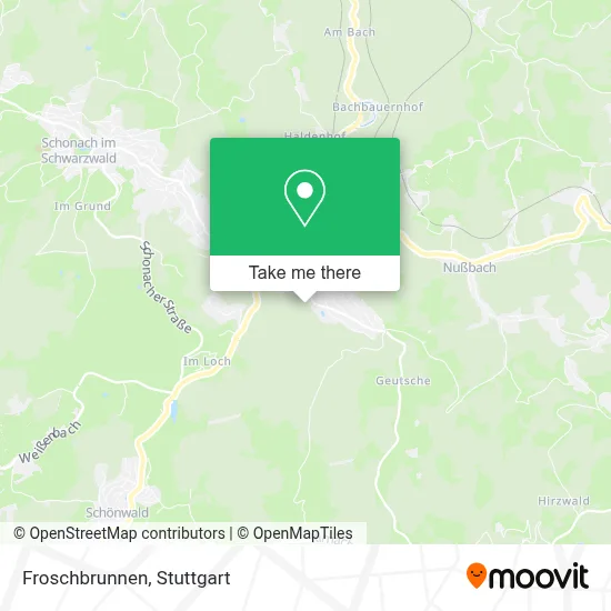 Froschbrunnen map