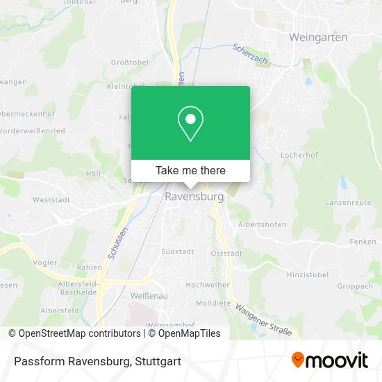 Passform Ravensburg map