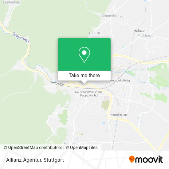 Allianz-Agentur map