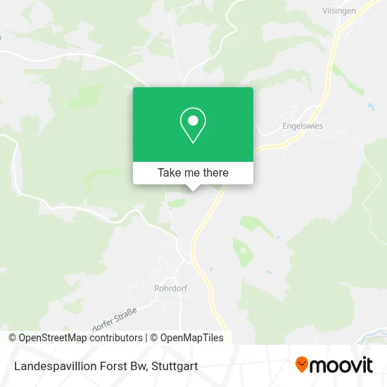 Landespavillion Forst Bw map