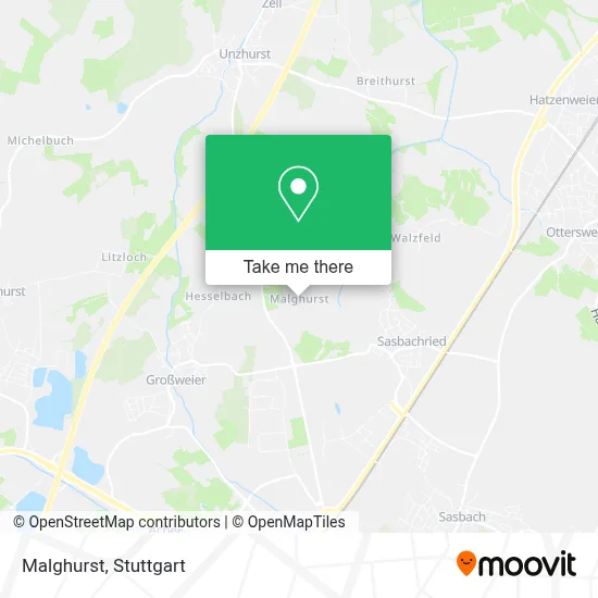 Malghurst map