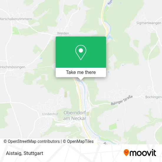 Aistaig map