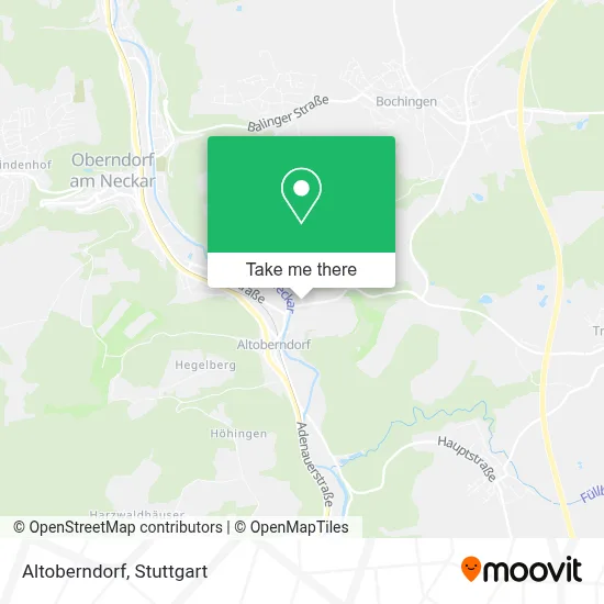 Altoberndorf map