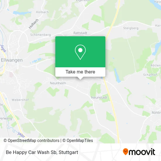 Be Happy Car Wash Sb map