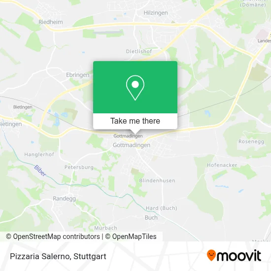 Pizzaria Salerno map