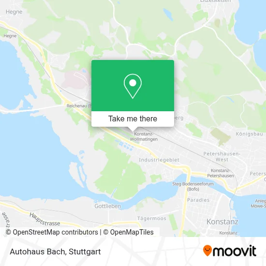 Autohaus Bach map